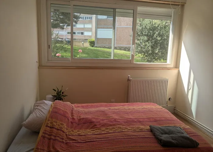 Cozy, Vue Sur Jardin, Proche Tram Centre & Aeroport Pansiyon *